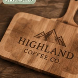 Branded Wooden Serving Board