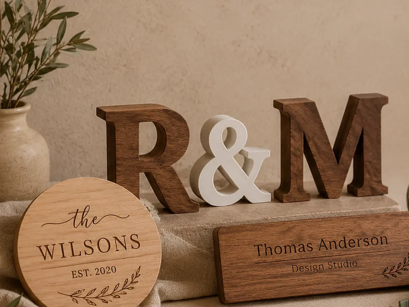 Custom Freestanding Name Letters