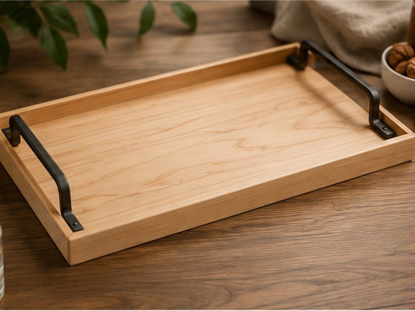 Maple Serving Tray with Handles