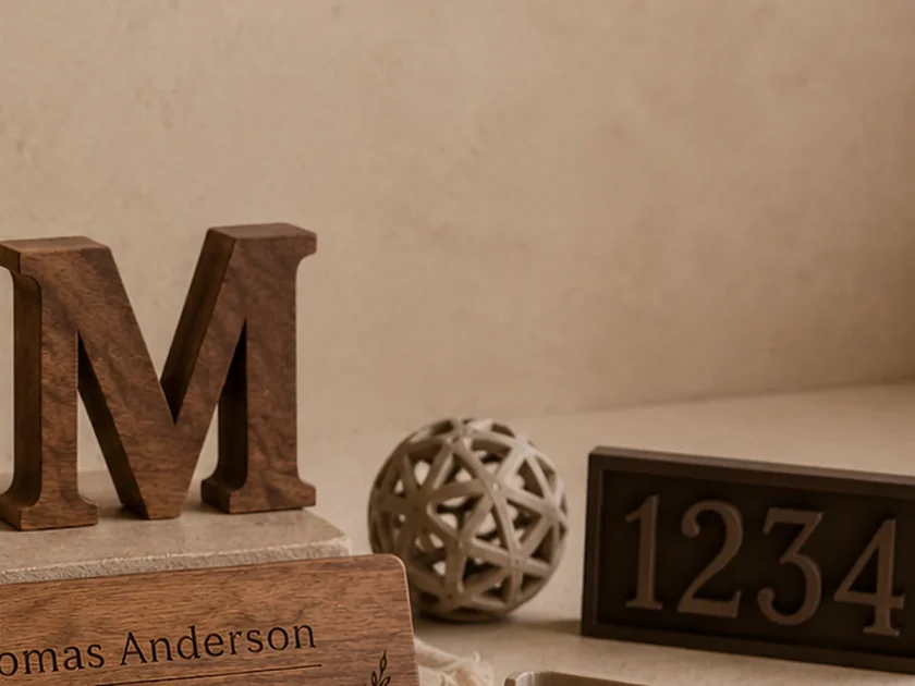 Personalized Address Number Plaque