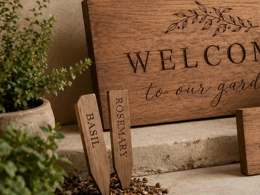 Personalized Garden Marker Set