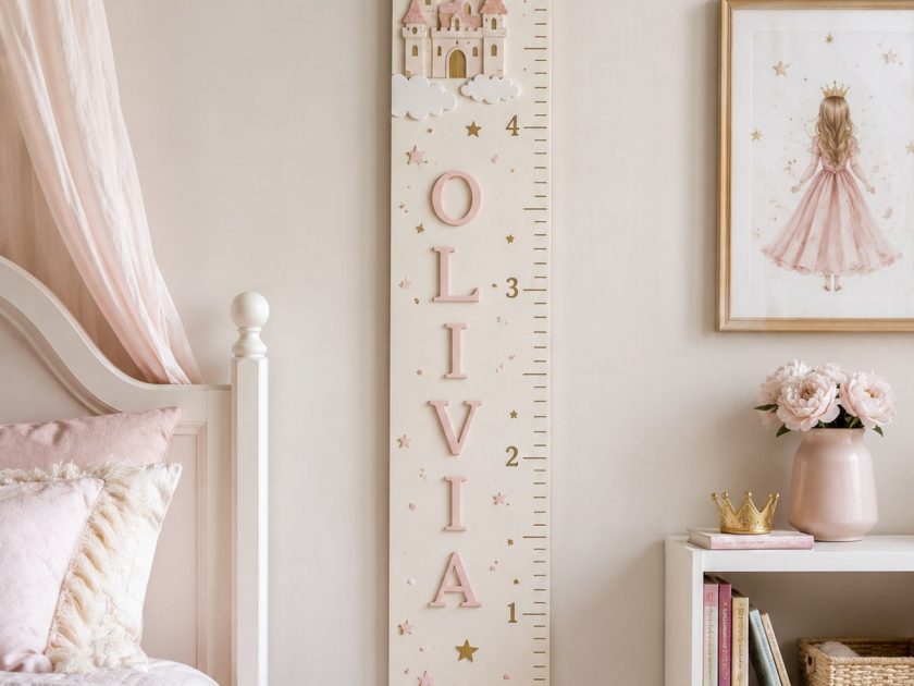 Princess Castle Personalized Growth Chart